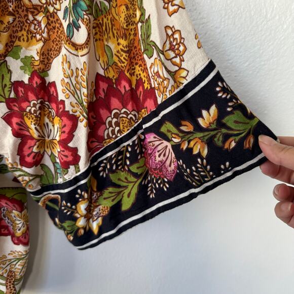 Farm Rio Women’s Tapestry Knit Crossover Kimono size S - Picture 5 of 11